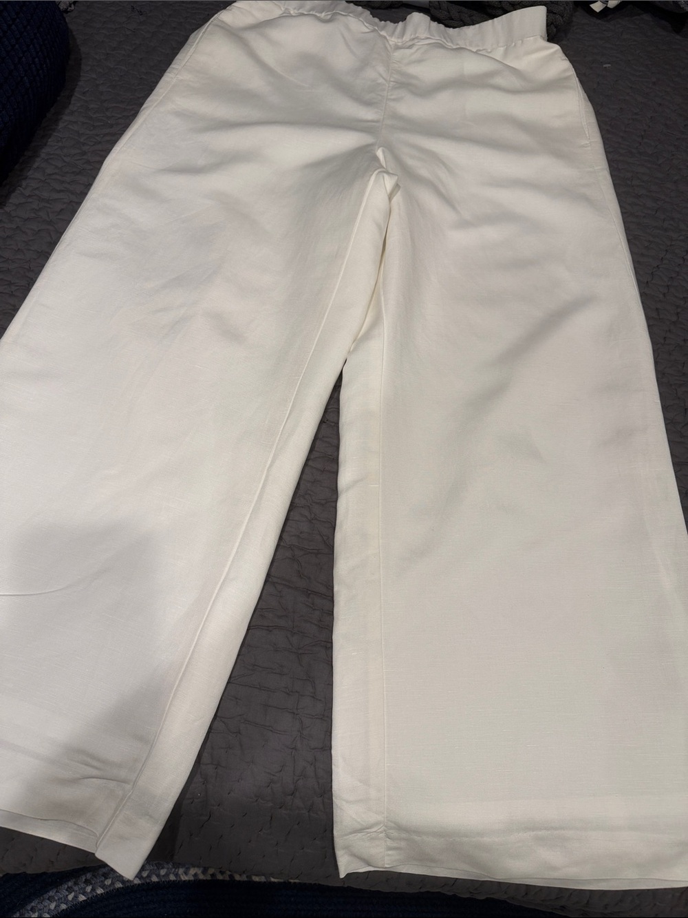 Ann Taylor linen blend wide leg pants